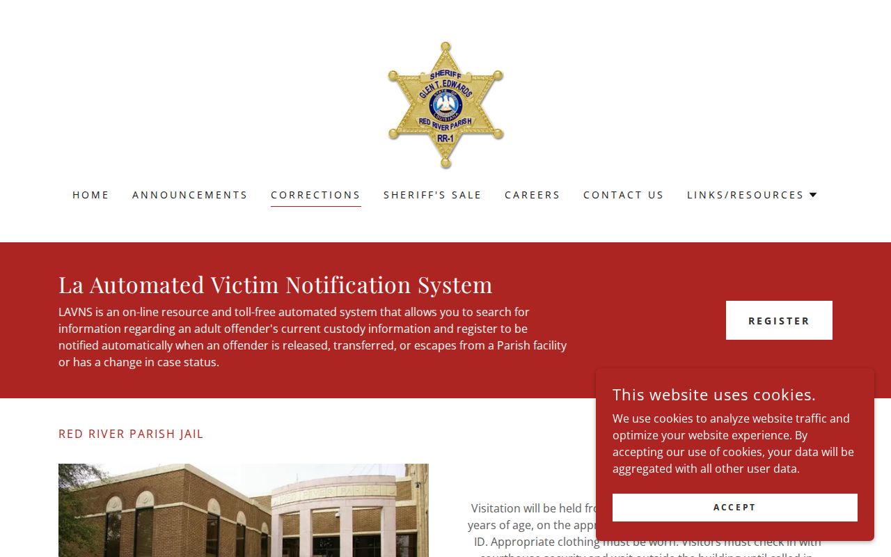 Hall Summit warrant records: sheriff corrections page with custody notification and approved bond links